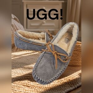 UGG Women's Cozy Blue Moccasins
